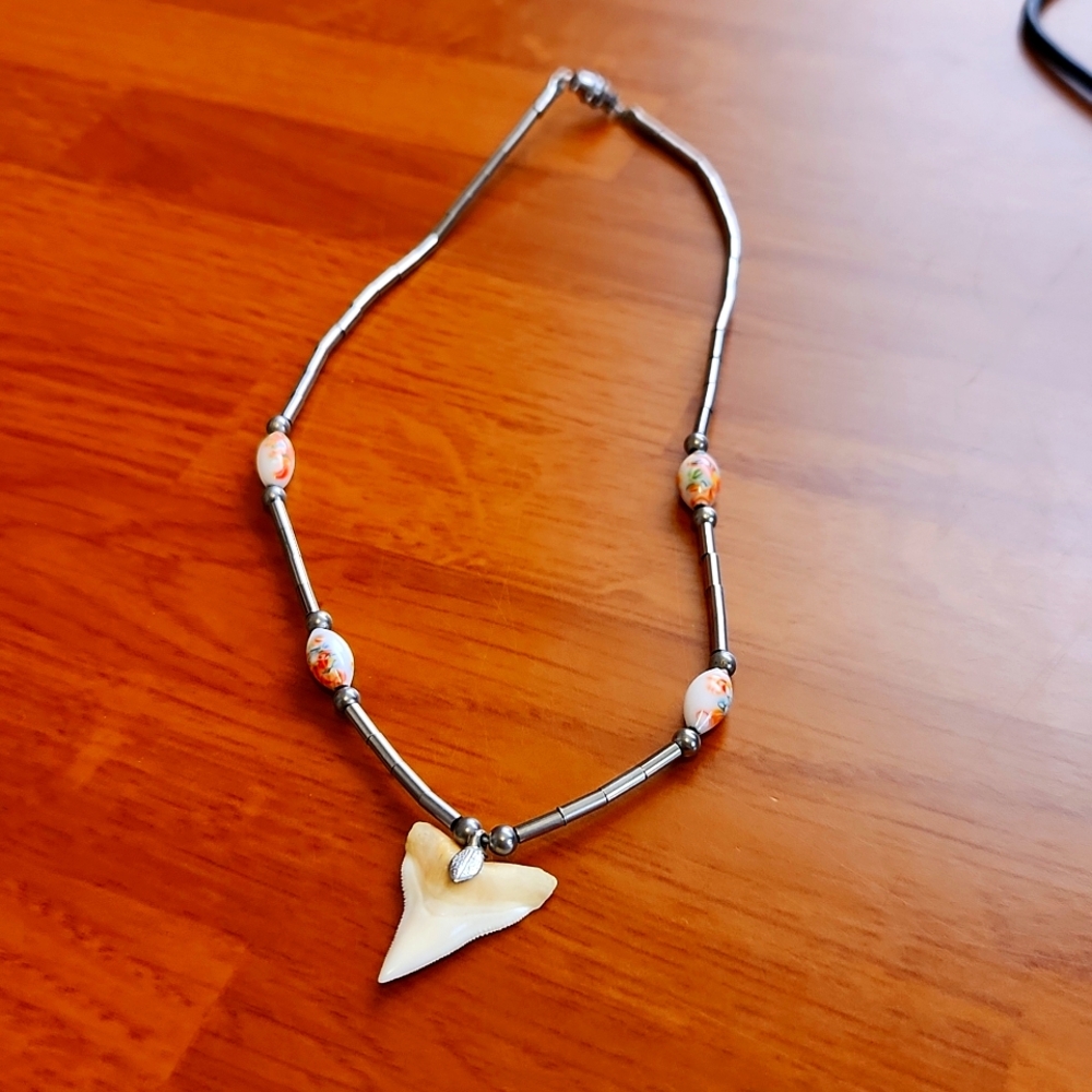 Shark tooth necklace
